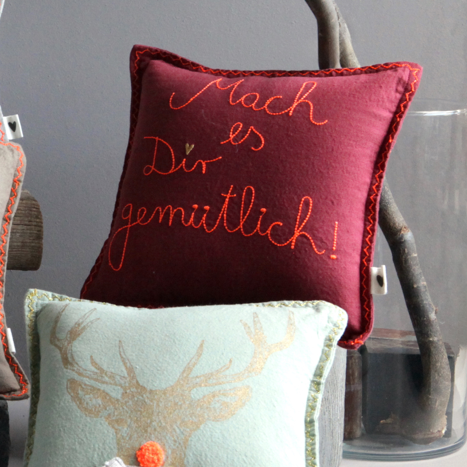 Artikelbild 2 des Artikels “Good old friends - Winter Mini Kissen, Mach es Dir gemütlich “