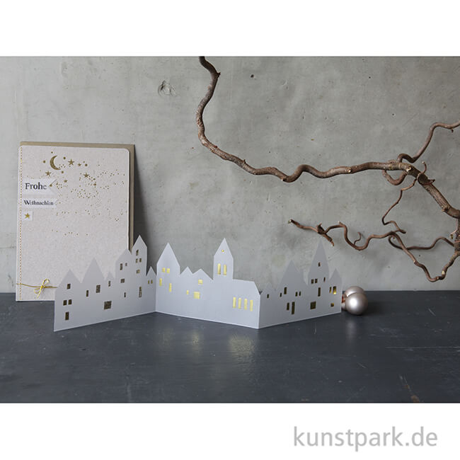 Artikelbild 2 des Artikels “Good old friends - Winter Silhouetten Karte, Frohe Weihnachten “