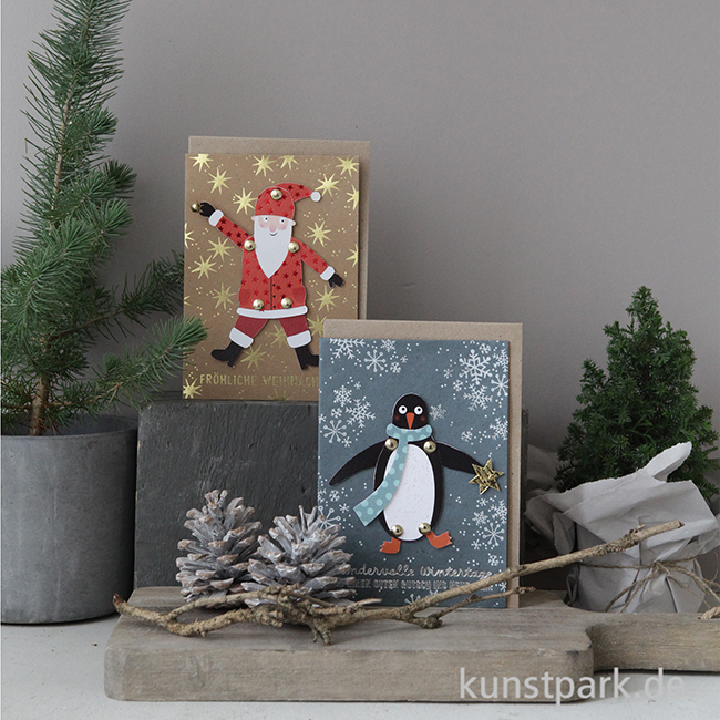 Artikelbild 2 des Artikels “Good old friends - Winterhampelkarte, Pinguin “
