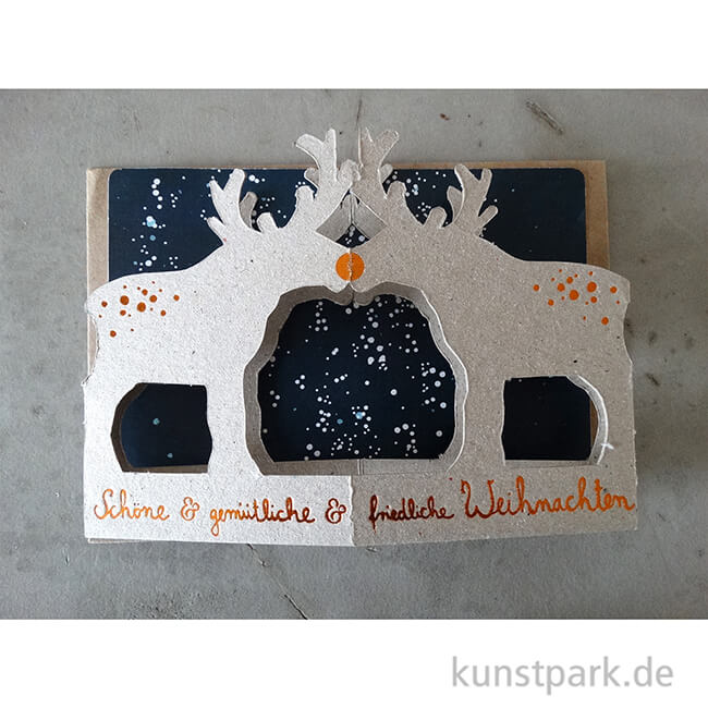 Artikelbild 2 des Artikels “Good old friends - Winterlichtbrief, Rentiere “