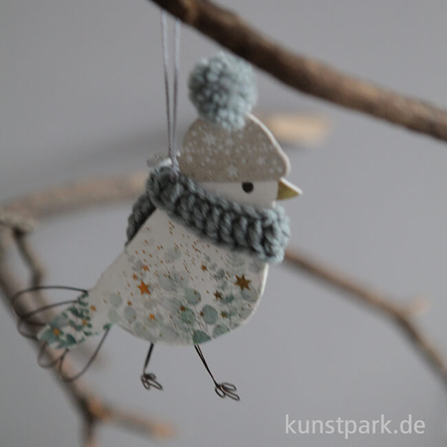 Artikelbild 2 des Artikels “Good old friends - Wintervogel, Blumen-Sterne, Grauer Schal “