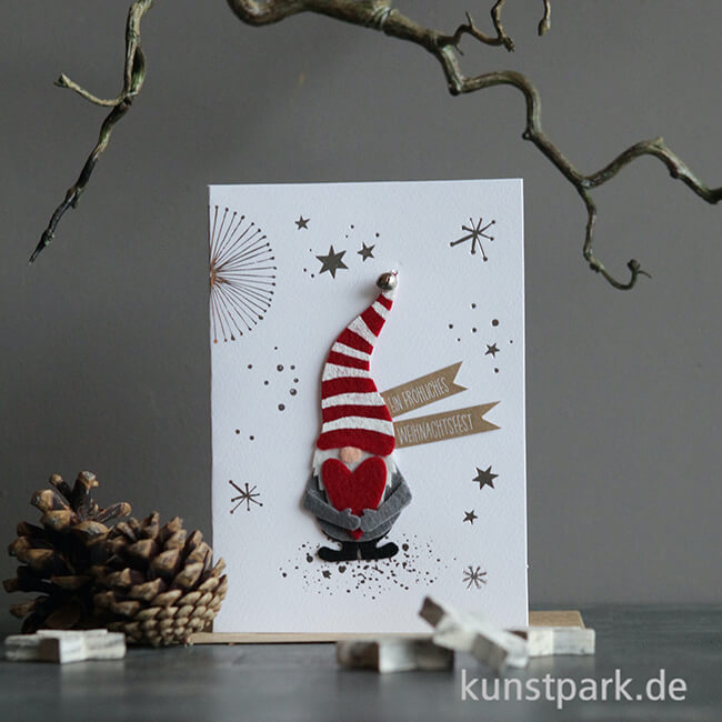 Artikelbild 2 des Artikels “Good old friends - Winterwichtel Karte, Fröhliches Weihnachtsfest “