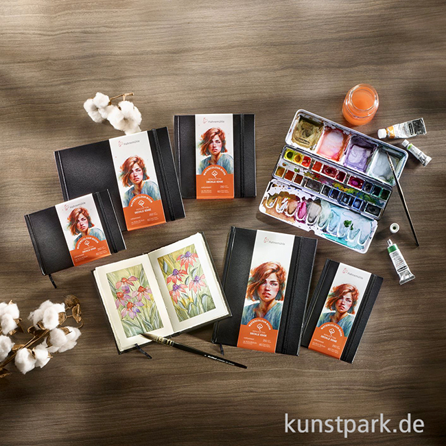 Artikelbild 2 des Artikels “Hahnemühle Watercolour Book Deckle Edge, matt, 30 Blatt, 250g “
