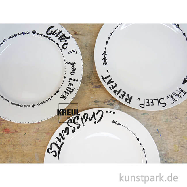 Artikelbild 2 des Artikels “KREUL Glass & Porcelain Pen Clear fine - Schwarz “