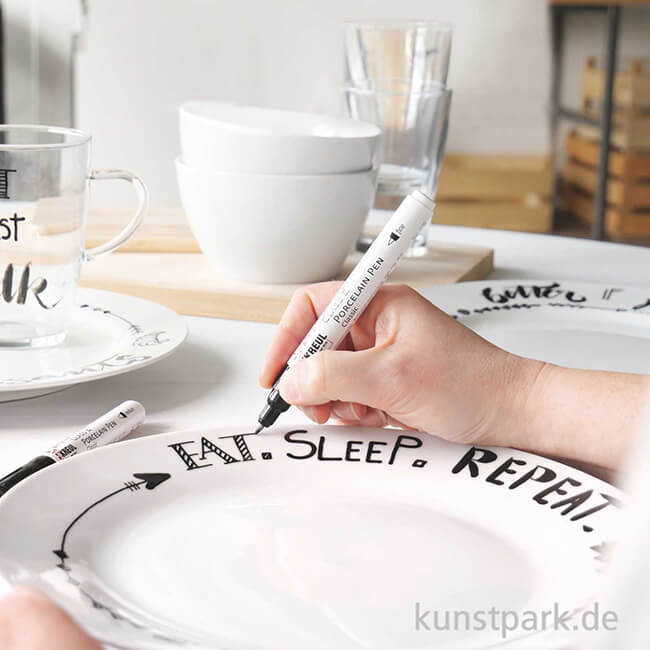 Artikelbild 2 des Artikels “KREUL Glass & Porcelain Pen Classic Set mit 5 Stiften “