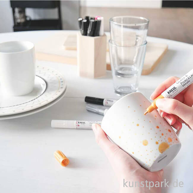Artikelbild 2 des Artikels “KREUL Tasse groß, weißes Porzellan “