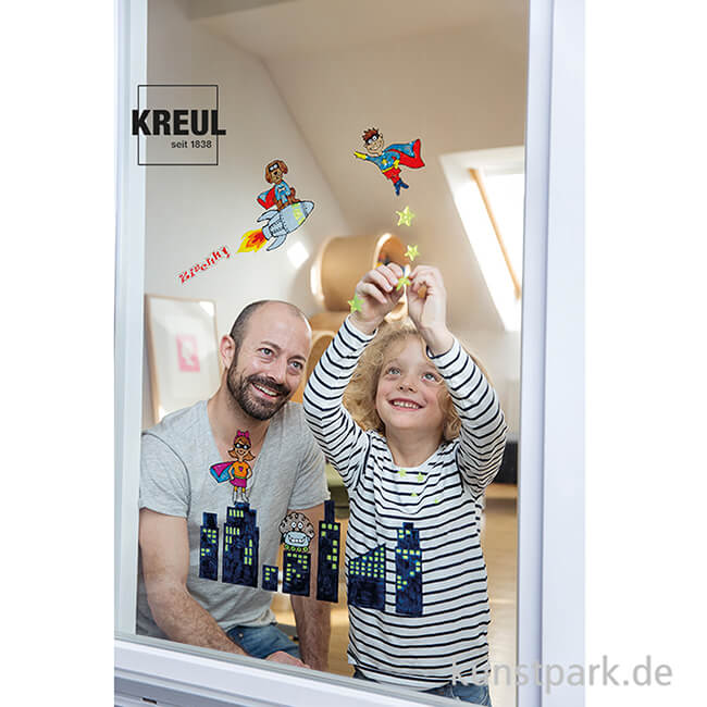 Artikelbild 2 des Artikels “KREUL Window Color Glas Design Aktions-Set zum Sparpreis, 6 x 80 ml “