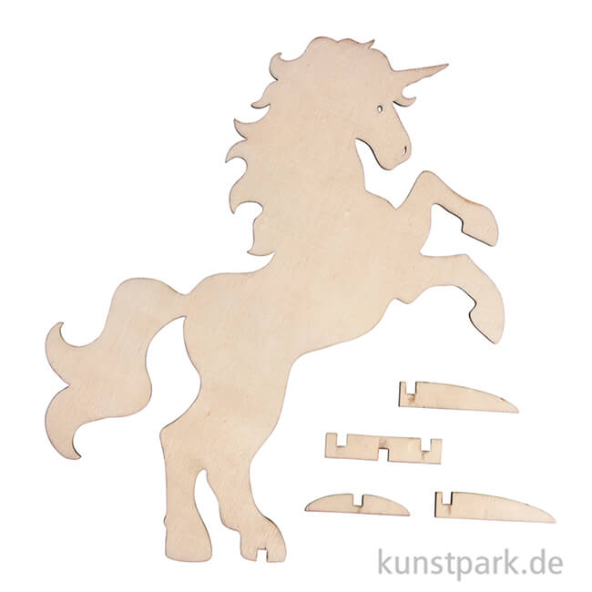 Artikelbild 2 des Artikels “Holz-Einhorn zum Stellen, 19x24 cm “