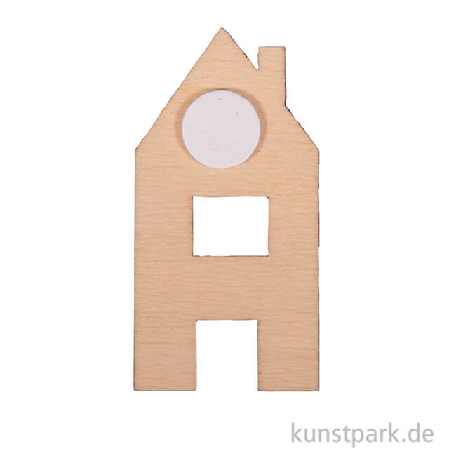 Artikelbild 2 des Artikels “Holz+Filz Streuteile Home mit Klebepunkt, 4,7-5,5 cm, 9 Stück “