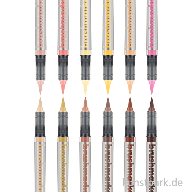 Artikelbild 2 des Artikels “Karin Brushmarker PRO Set - 12 Farben, Skin Colours “