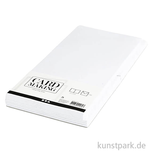 Artikelbild 2 des Artikels “Karten und Kuverts - Weiß, 15 x 15 cm, 50 Sets “
