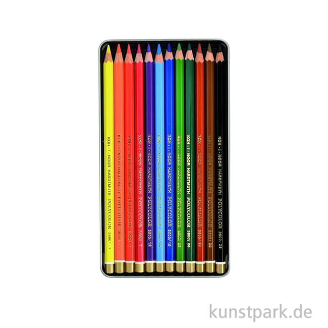 Artikelbild 2 des Artikels “Koh-I-Noor POLYCOLOR, 12 Künstlerfarbstifte im Metalletui “