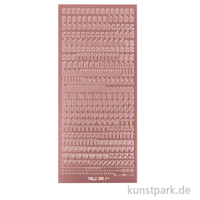 Artikelbild 2 des Artikels “Kreativ Sticker - Buchstaben klein, Kupfer, 10 x 23 cm “