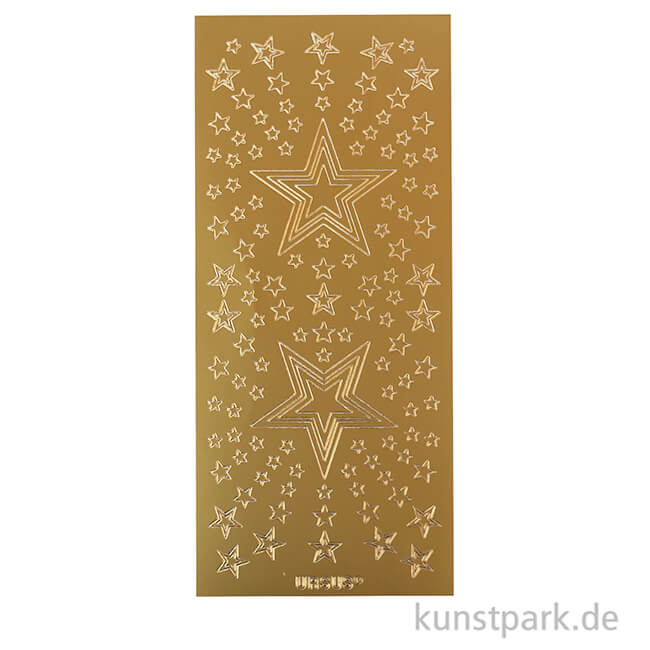 Artikelbild 2 des Artikels “Kreativ Sticker - Sterne 4, Gold, 10 x 23 cm “