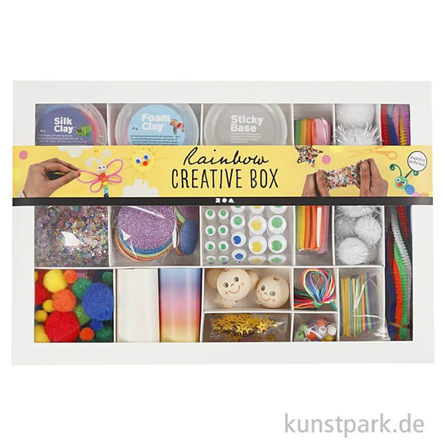 Artikelbild 2 des Artikels “Kreativ-Box Regenbogen - Bastelset zum Spielen und Lernen “