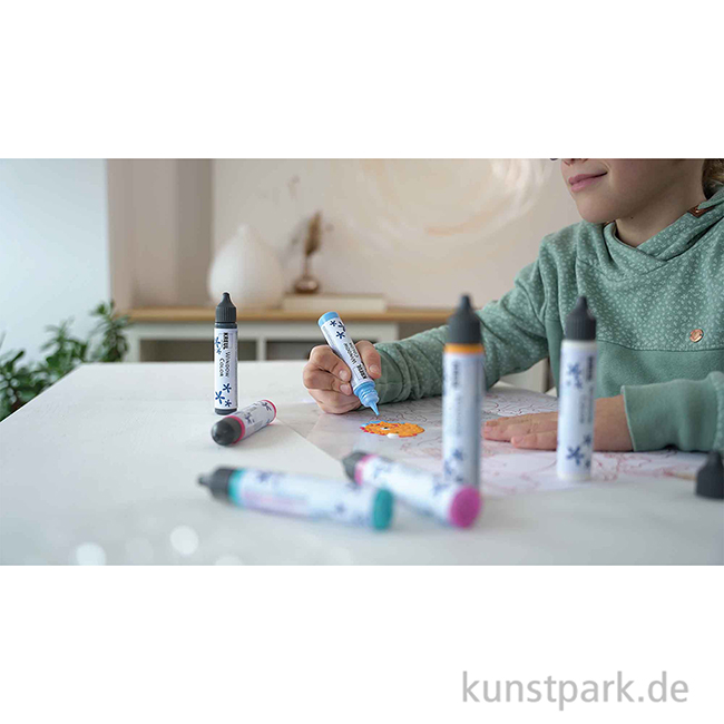 Artikelbild 2 des Artikels “KREUL Window Color Set - Magic Sea mit 7 Farben + Zubehör “