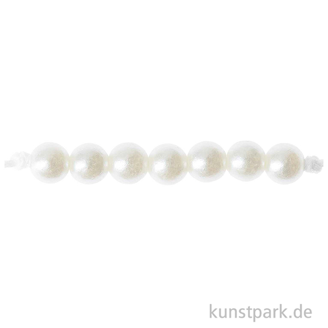 Artikelbild 2 des Artikels “Kunststoffperlen, Perlweiß Mix, 6 mm Durchmesser, 80 Stück “