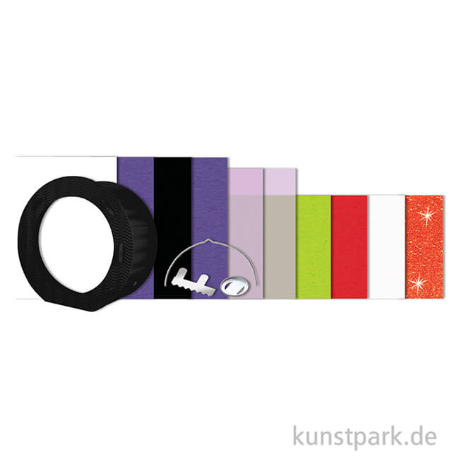 Artikelbild 2 des Artikels “Laternen-Bastelset rund - Vampir mit umfangreichem Zubehör “