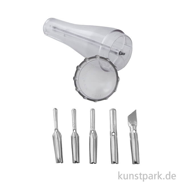 Artikelbild 2 des Artikels “Linolschnitzwerkzeug, 5 Messer integriert im Kunststoffgriff “