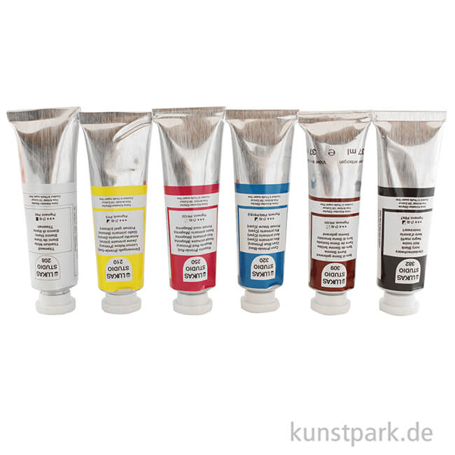 Artikelbild 2 des Artikels “Lukas STUDIO Ölfarben - Set mit 6 Tuben, je 37 ml “