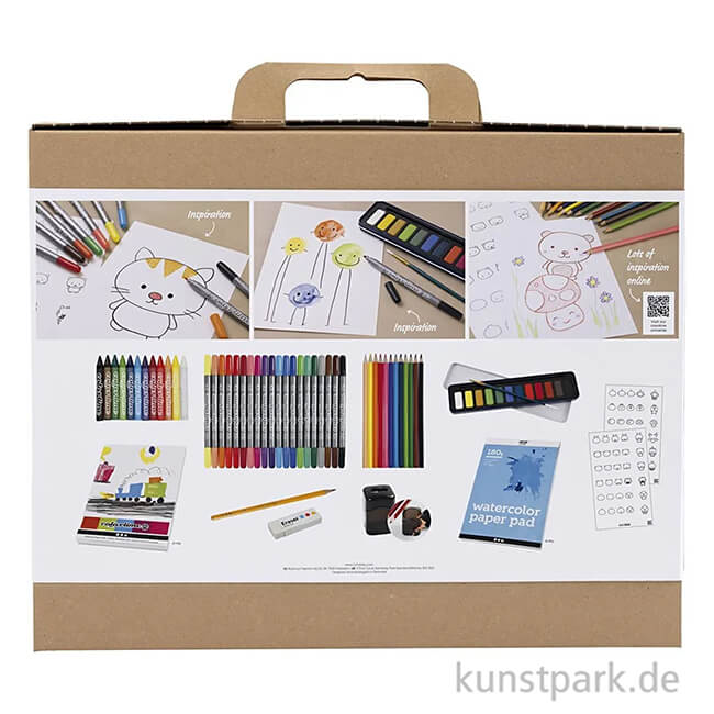 Artikelbild 2 des Artikels “Malset für Kinder - Farben, Stifte + Zubehör zum Ausmalen “