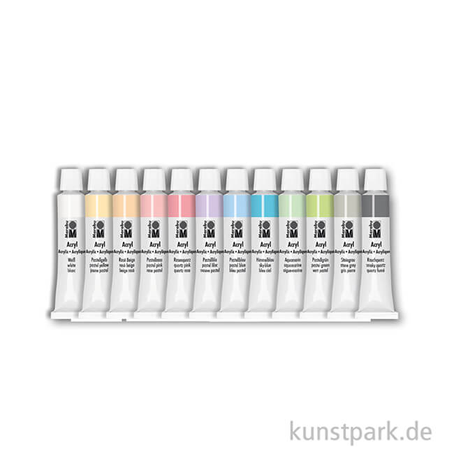 Artikelbild 2 des Artikels “Marabu Acrylfarben Set - Pastell, 12 x 12 ml “