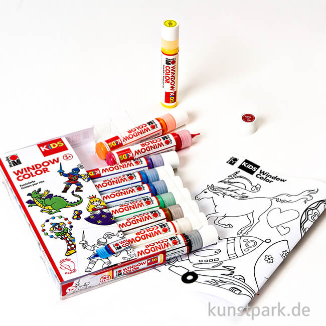 Artikelbild 2 des Artikels “Marabu KiDS Window Color Set - Favourites, 10 x 25 ml “
