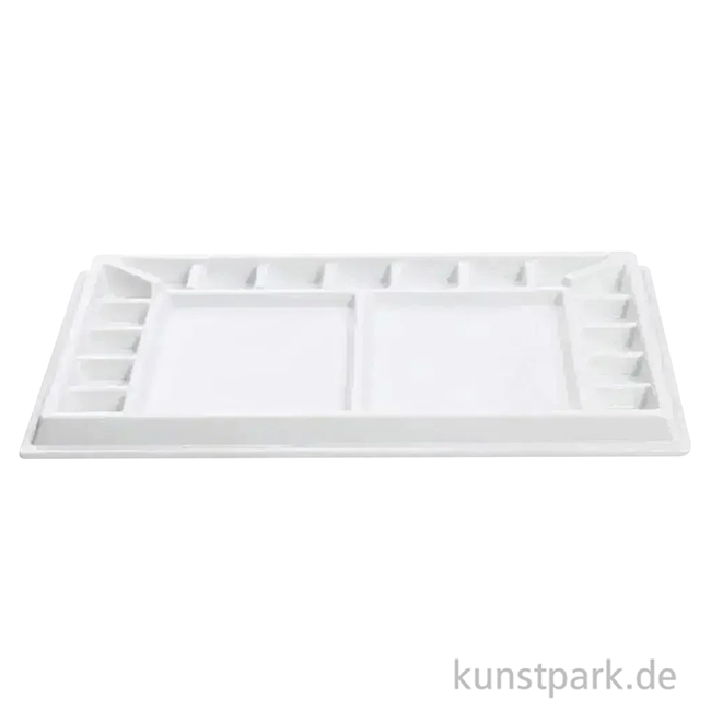 Artikelbild 2 des Artikels “Meeden Porzellanpalette - Eckig, 17 Mischmulden, XL, 25 x 33 cm “