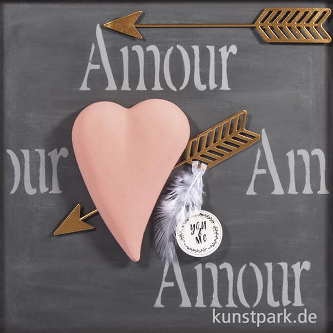 Artikelbild 2 des Artikels “Metalldeko Amorpfeile, 16,3x2,5x0,15 cm, 2 Stück - Gold “