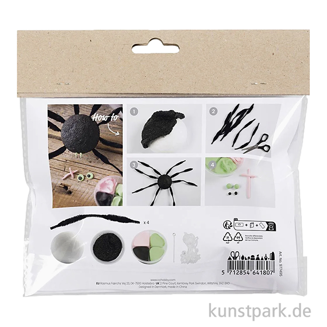 Artikelbild 2 des Artikels “Mini Bastelset Halloween Modellieren, Spinnen “