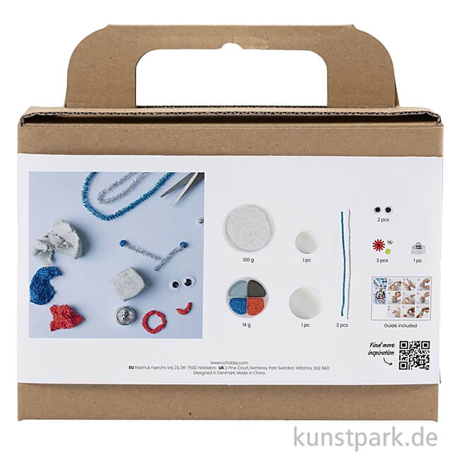 Artikelbild 2 des Artikels “Mini Bastelset - Roboter Modellieren, Blau, Grau, Rot “