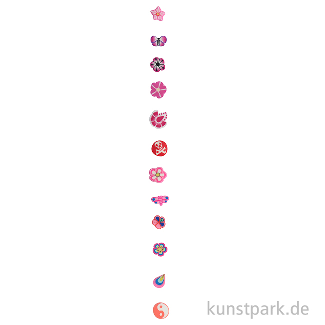 Artikelbild 2 des Artikels “Mini Clay Scheiben - Love, 12 Motive, 18g “