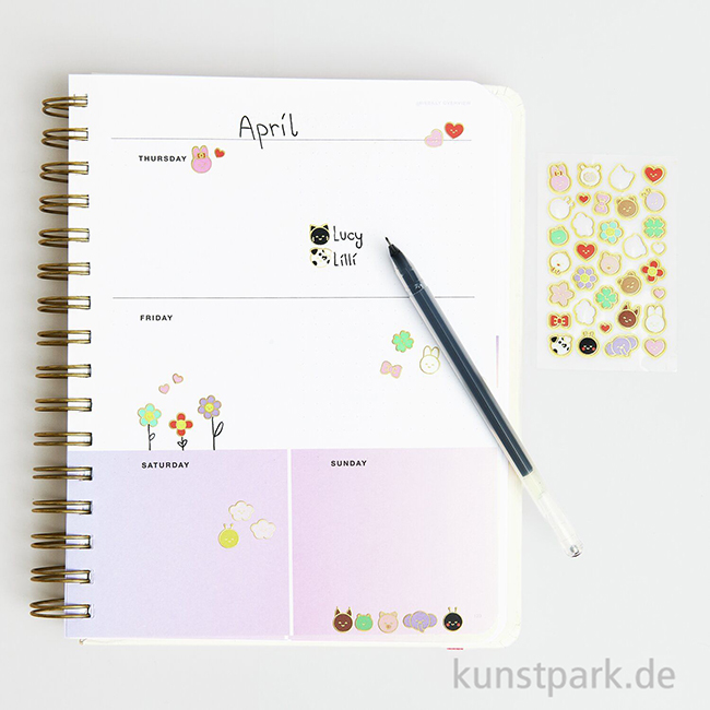Artikelbild 2 des Artikels “Mini Foliensticker - Chingu, Hot Foil, 3 Bögen “