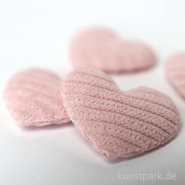 Artikelbild 2 des Artikels “Mini Kissen Stoff-Herz, Rosa, 3,5 cm, 4 Stück “