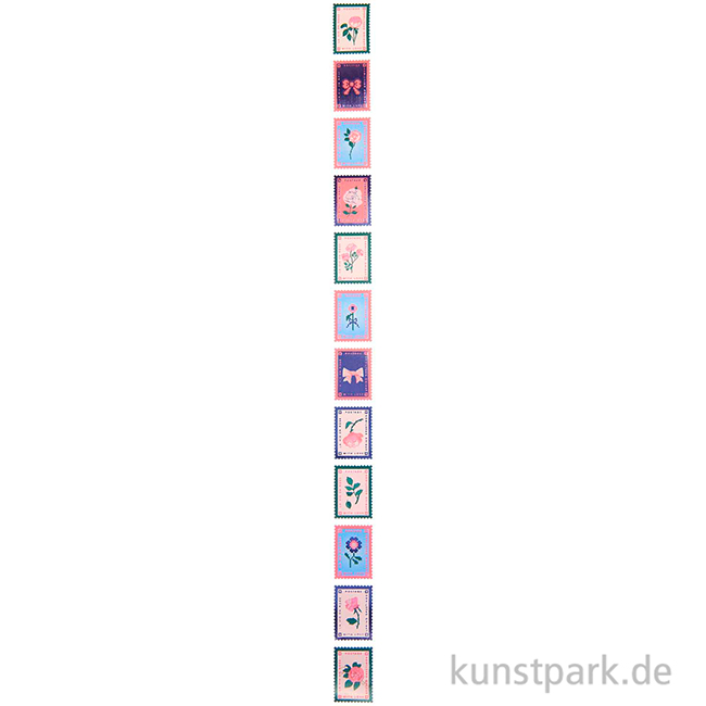 Artikelbild 2 des Artikels “Mini Sticker - La Vie en Rose, Briefmarken, 120 Aufkleber “