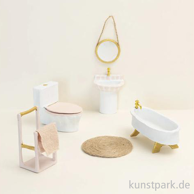 Artikelbild 2 des Artikels “Miniatur Deko Set, Badezimmer, 6-teilig “