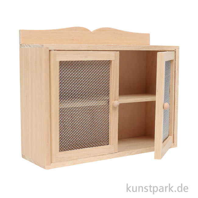 Artikelbild 2 des Artikels “Miniatur Hängeschrank mit Gitter, Natur, 10 x 3,5 x 7 cm “