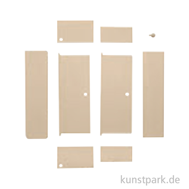 Artikelbild 2 des Artikels “Miniatur Holzbausatz - Schrank, Natur, 14 x 8 cm “