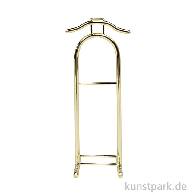 Artikelbild 2 des Artikels “Miniatur Kleiderständer, Gold, 10 x 4,5 x 3 cm “