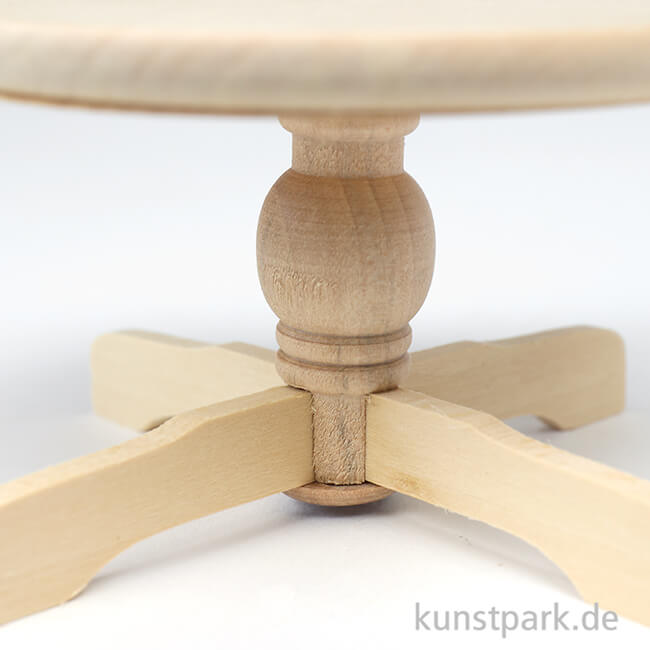 Artikelbild 2 des Artikels “Miniatur Küchentisch, Naturholz, 9,5 x 9,5 x 6,3 cm “