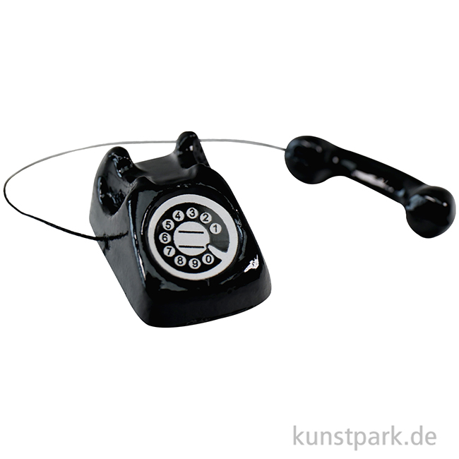 Artikelbild 2 des Artikels “Miniatur Telefon - schwarz, 1,5 cm “