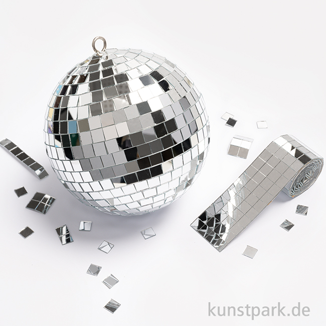 Artikelbild 2 des Artikels “Mirror Tile Rolls - Spiegelsteine, 5 x 5 mm, 2 Rollen, je 4 cm x 1 m “