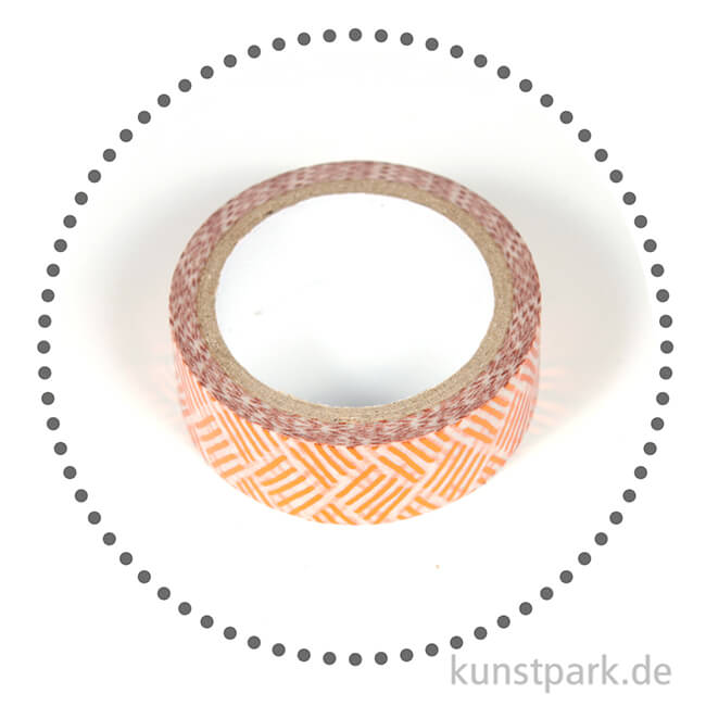 Artikelbild 2 des Artikels “Motiv-Klebeband Washi-Tape Hotfoil Kupfer Schraffur, 15 mm, 5 m Rolle “
