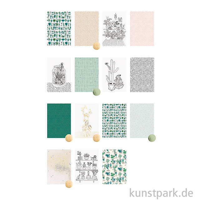 Artikelbild 2 des Artikels “Motivpapier Block - Hygge Plants, 30 Blatt “