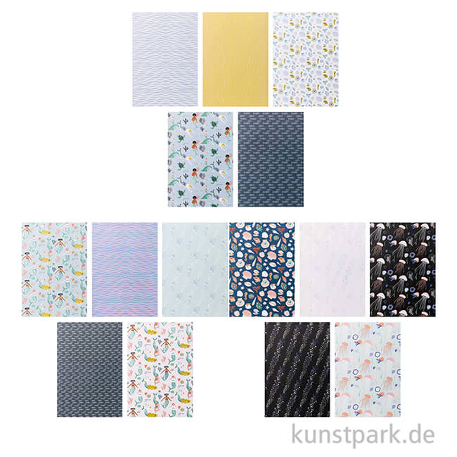Artikelbild 2 des Artikels “Motivpapier Block - Mermaid, 30 Blatt “