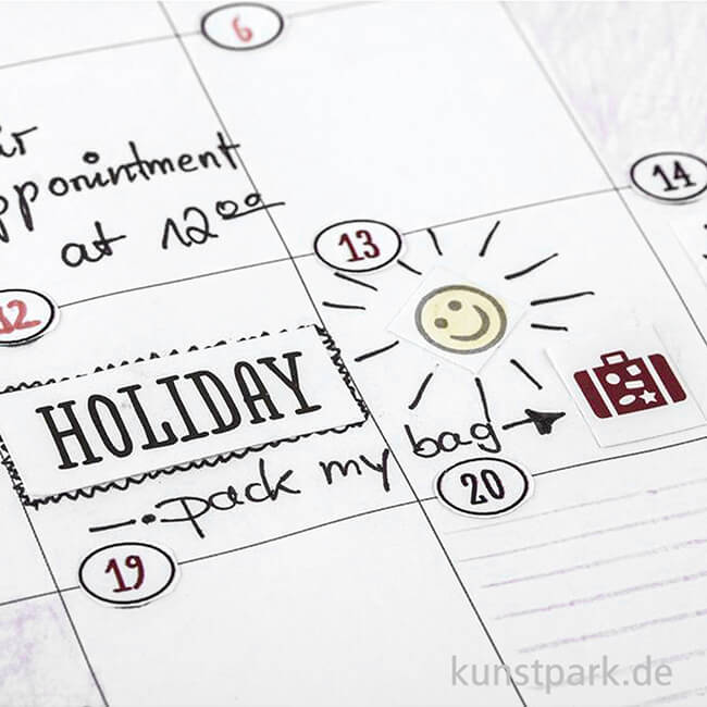 Artikelbild 2 des Artikels “My Planner - Sticker Symbole, 4 Blatt sortiert “