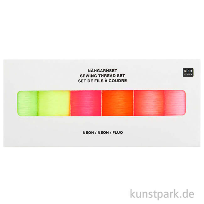 Artikelbild 2 des Artikels “Nähgarn Set Neon, 6 x 100 Meter “