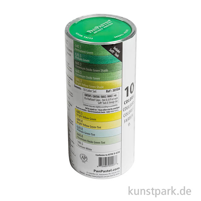 Artikelbild 2 des Artikels “PanPastel Set mit 10 Farben - Grünsortierung “