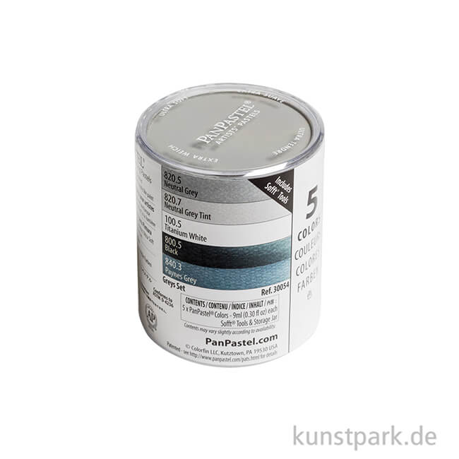 Artikelbild 2 des Artikels “PanPastel Starter Set - 5 x 9 ml graue Farbtöne “