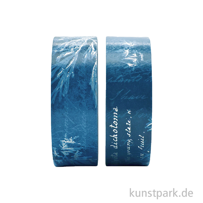 Artikelbild 2 des Artikels “PAPERBLANKS Washi Tape Set, 2 x 10m - Meeresblumen Cyanotypie “